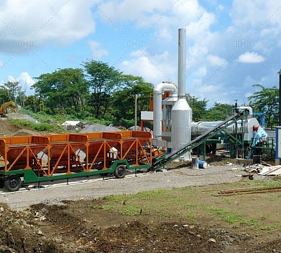 Planta de Asfalto Continua con Tambor Móvil