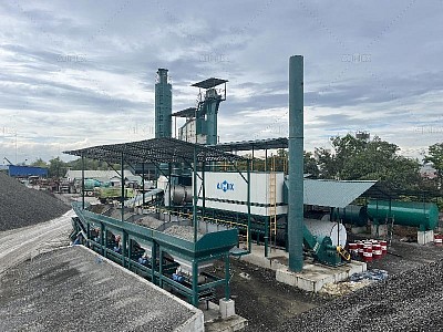 AIMIX Planta Asfáltica ALQ80 en Indonesia