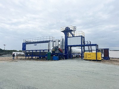 Planta móvil de pavimentos asfálticos