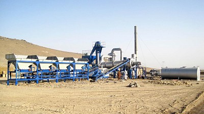 Continuous Asphalt Mixing Plant for Road Construction