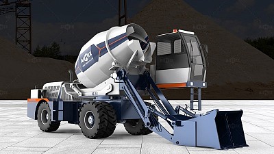 AIMIX New Type Self-Loading Concrete Mixer