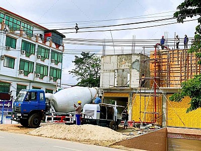 Trailer Concrete Pump for Building