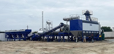 Mobile Type Asphalt Mixing Plant