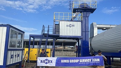 Mobile Type Continuous Drum Mix Asphalt Plant