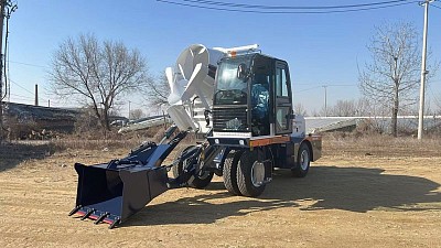New Type Self-Loading Concrete Mixer of AIMIX