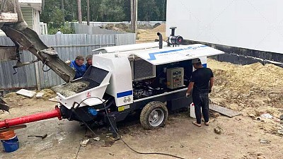 AIMIX Concrete Trailer Pump in Russia