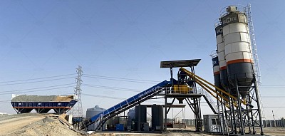 Instalación de Planta de Concreto Perú sin Cimiento de AIMIX