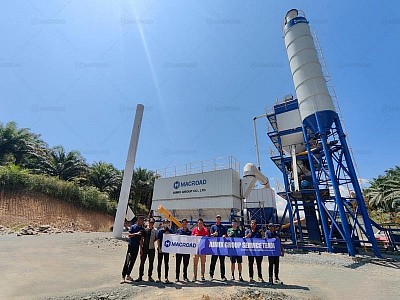 Macroad Planta Discontinua de Asfalto ALQ120 en Malasia