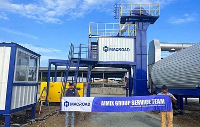 Mobile Asphalt Mixing Plant in Ecuador for Road Construction