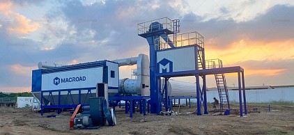ALYT100 Mobile Asphalt Plant for Sale in Ecuador